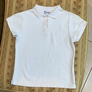 Kids White Polo Shirt